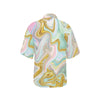 Gold Sweet Marble Women's Hawaiian Shirt