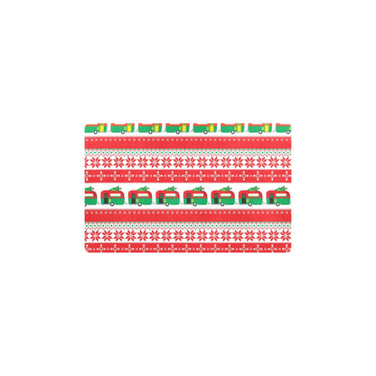 Camper Camping Ugly Christmas Design Print Kitchen Mat