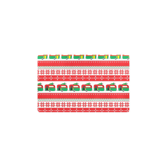 Camper Camping Ugly Christmas Design Print Kitchen Mat