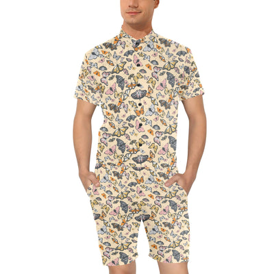 Butterfly Pattern Print Design 04 Men's Romper