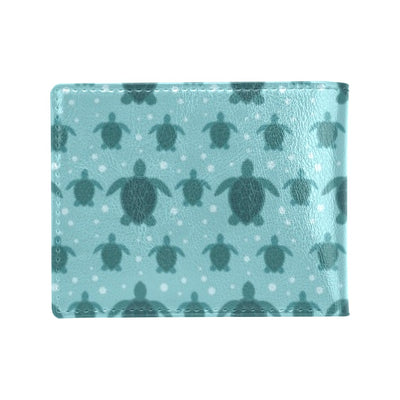 Sea Turtle Print Design LKS305 Men's ID Card Wallet