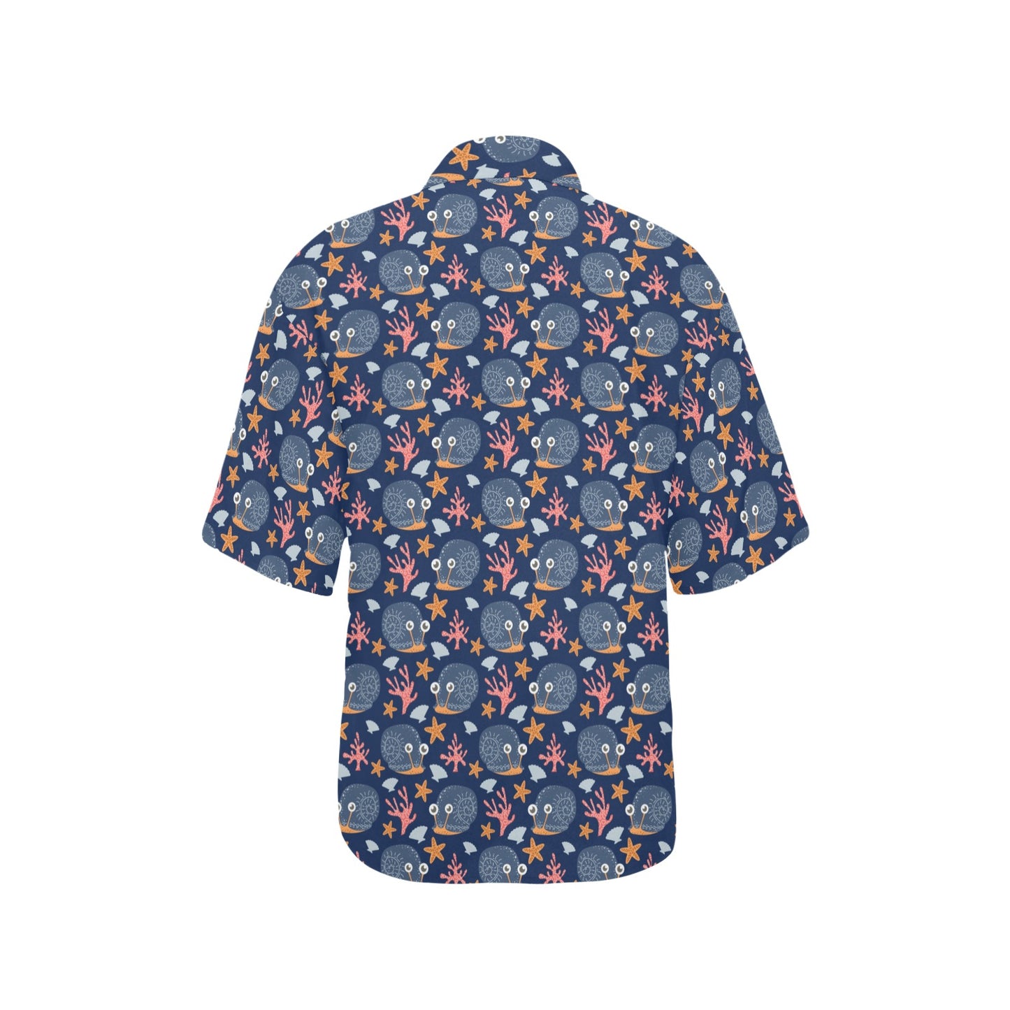 Snail Print Design LKS402 Women's Hawaiian Shirt