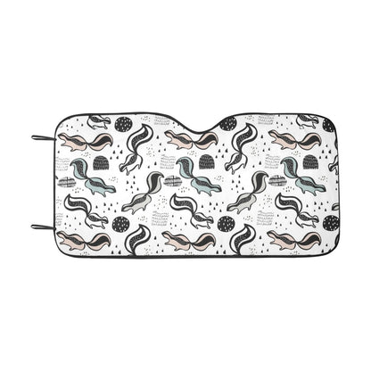 Skunk Print Design LKS303 Car front Windshield Sun Shade