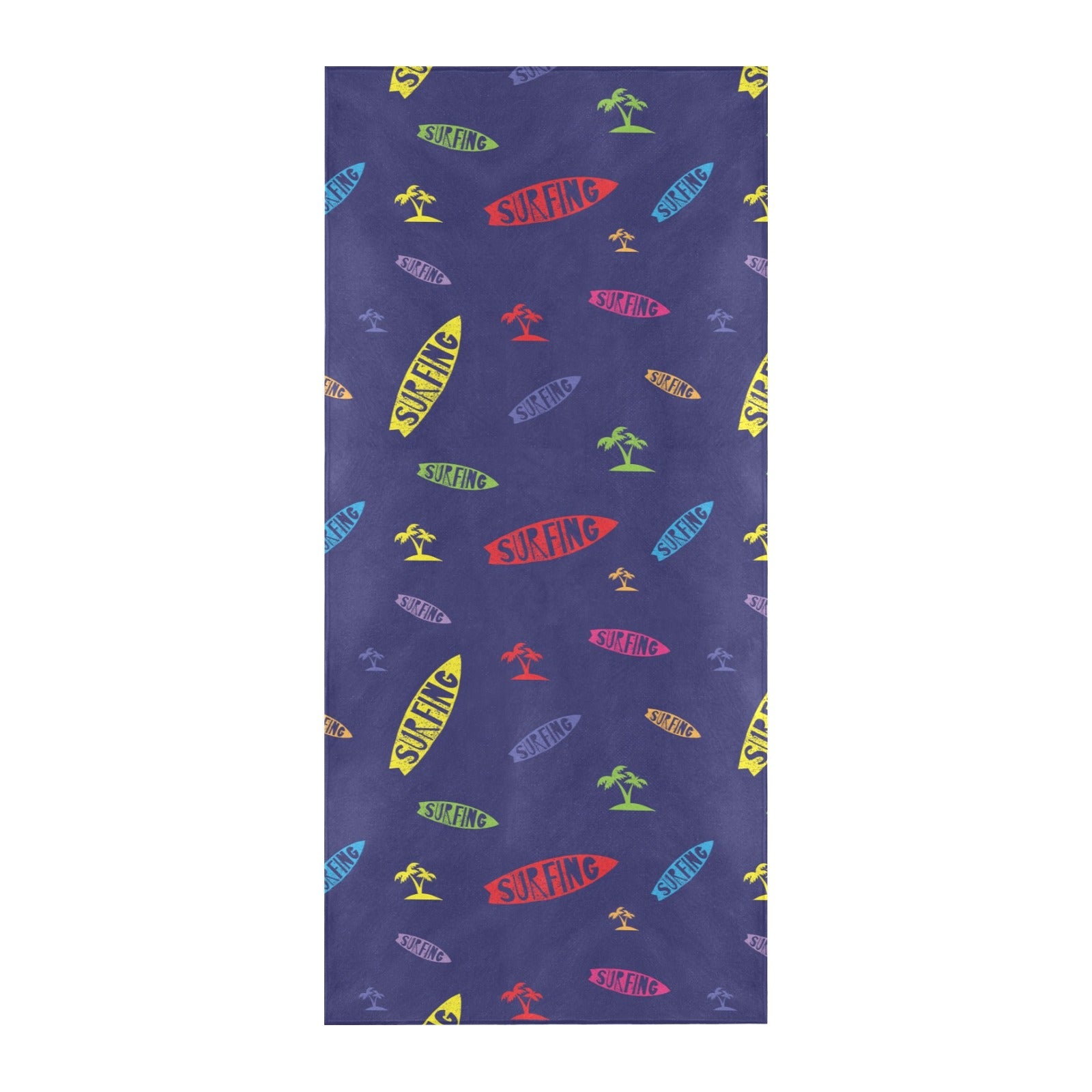 Surfboard Print Design LKS305 Beach Towel 32" x 71"