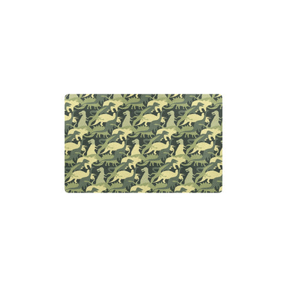 Camouflage Dinosaur Pattern Print Design 03 Kitchen Mat