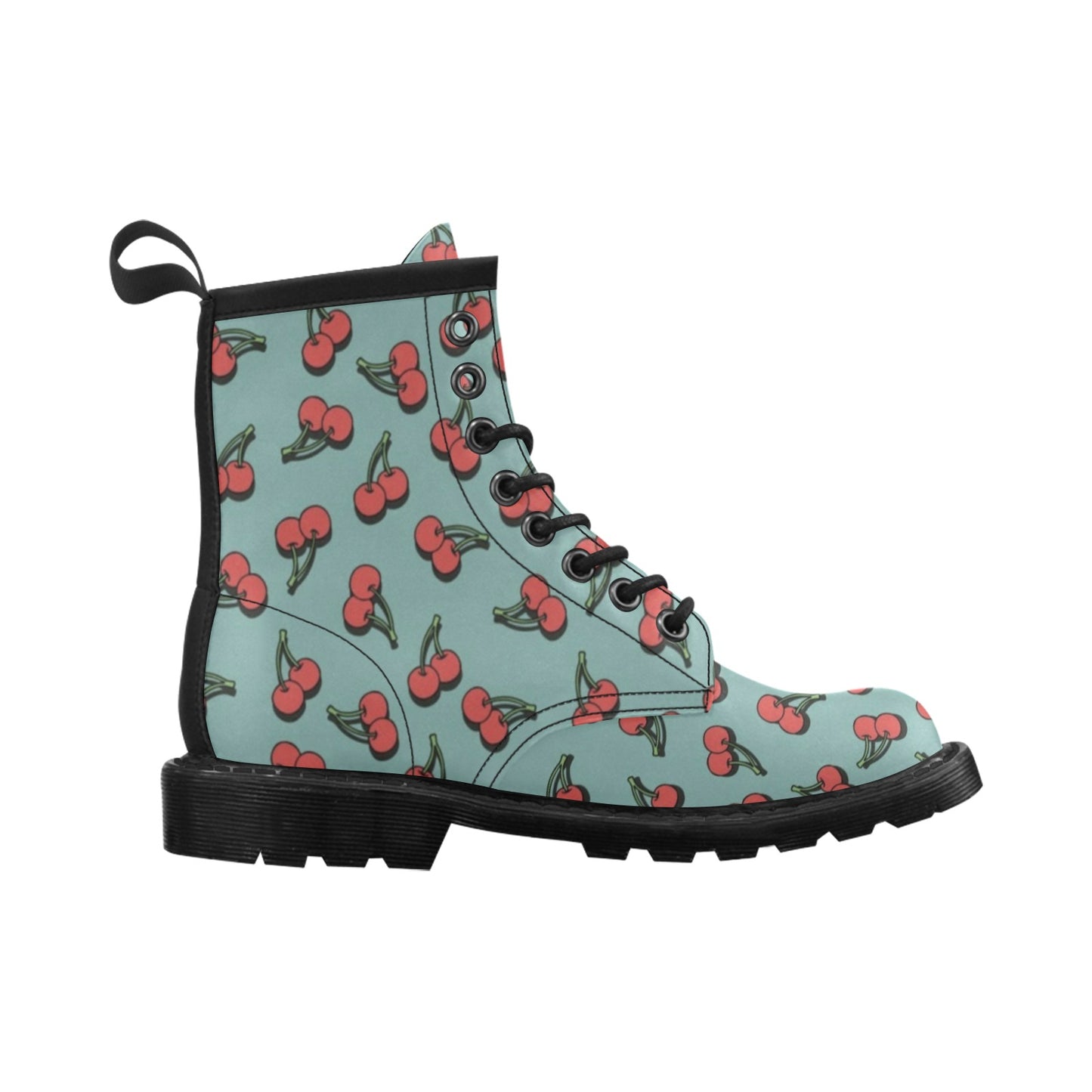 Cherry Pattern Print Design CH03 Women's Boots