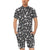 Anchor Black White Men's Romper