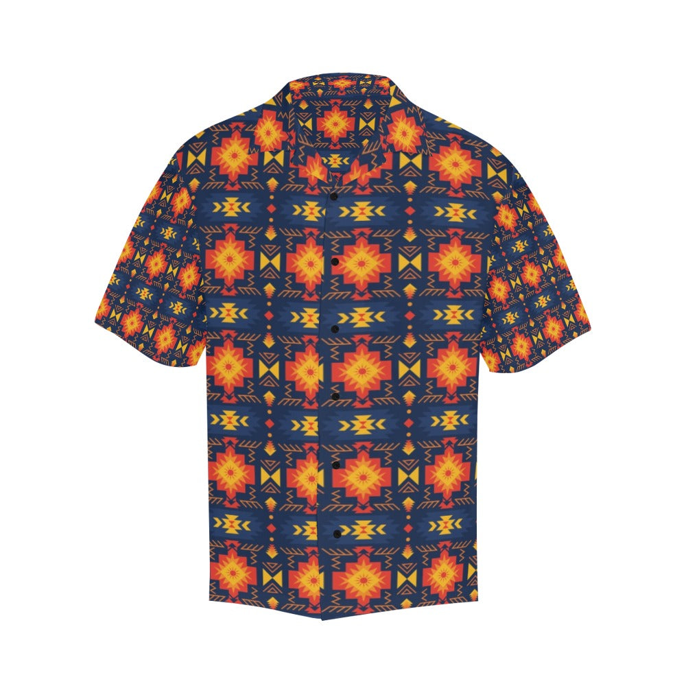 Southwest Pattern Print Design LKS307 Men's Hawaiian Shirt