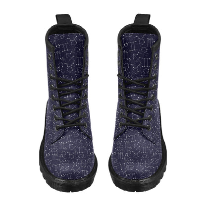 Zodiac Pattern Design Print Women's Boots