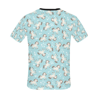 Horse Cute Print Design LKS306 Men's All Over Print T-shirt