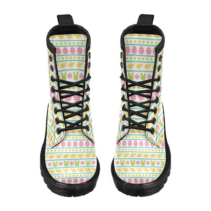 Easter Eggs Pattern Print Design RB016 Women's Boots