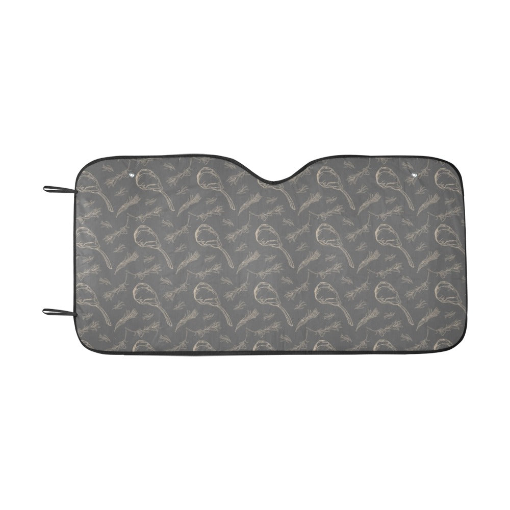 Steak Print Design LKS302 Car front Windshield Sun Shade