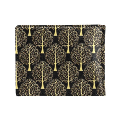 Tree Of Life Print Design LKS302 Men's ID Card Wallet