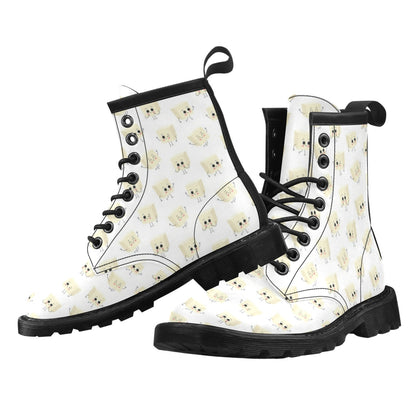 Tofu Print Design LKS301 Women's Boots