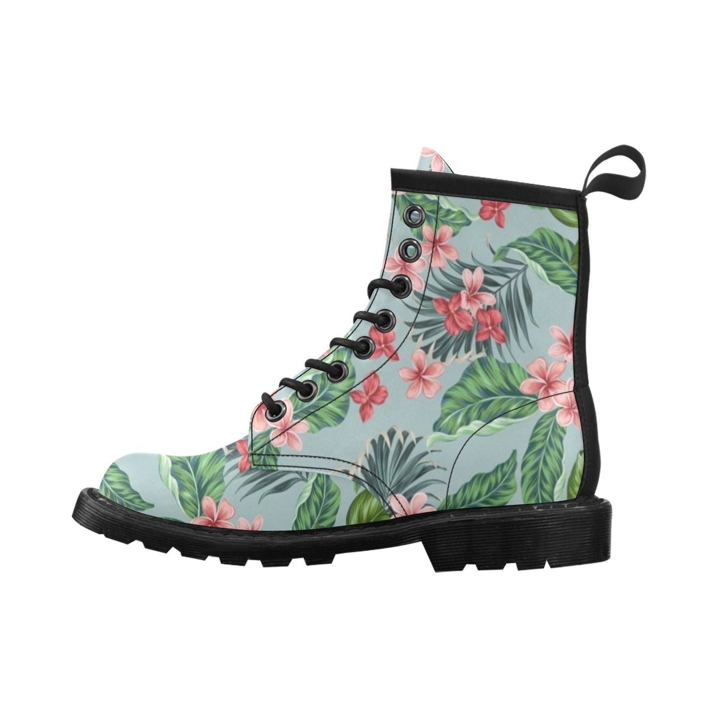 Plumeria Pattern Print Design PM027 Women's Boots