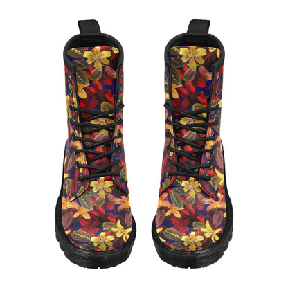 Lily Pattern Print Design LY014 Women's Boots