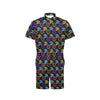 Chakra OM Print Pattern Men's Romper