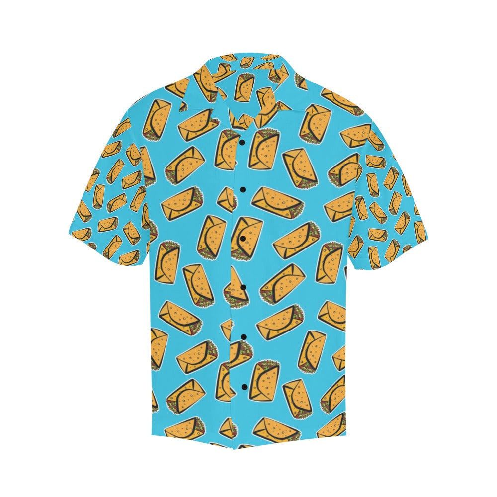 Burrito Print Design LKS301 Men's Hawaiian Shirt