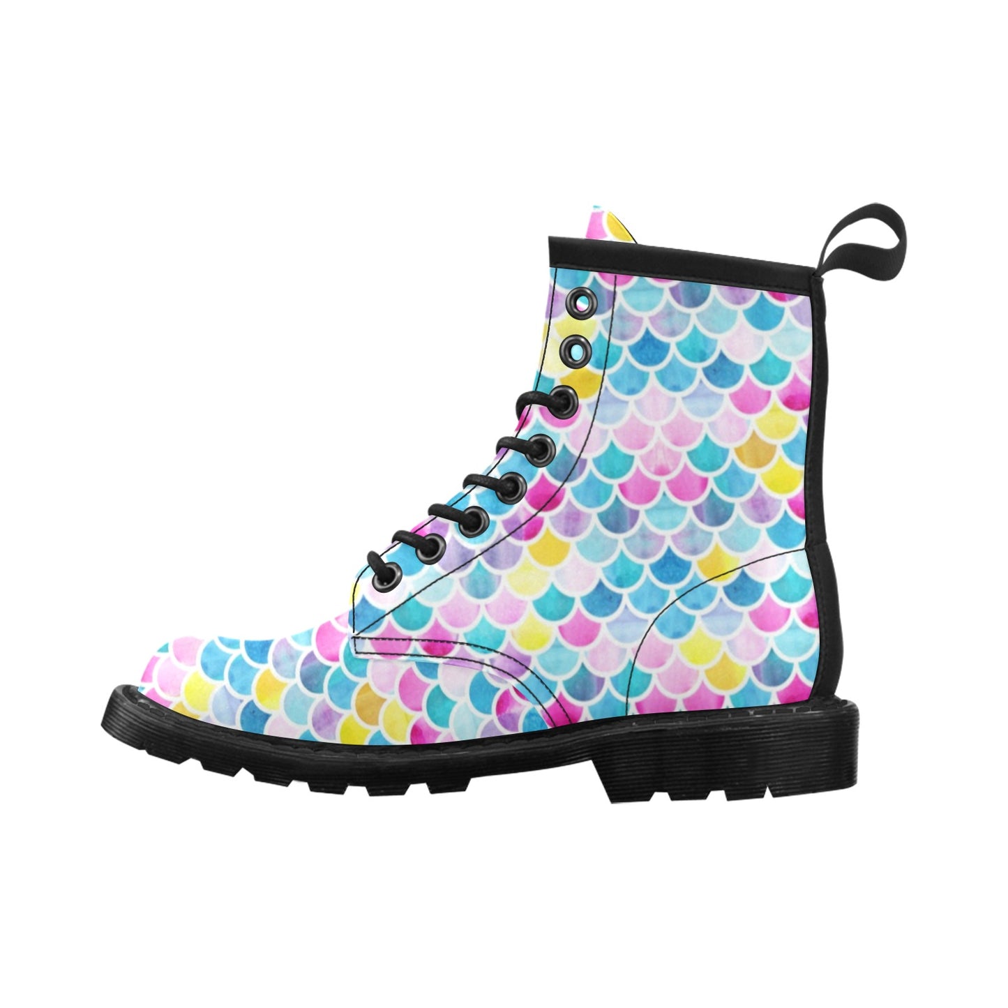 Scales Print Design LKS402 Women's Boots