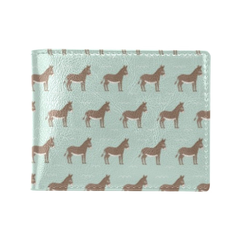 Donkey Print Design LKS402 Men's ID Card Wallet