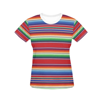 Serape Print Design LKS304 Women's  T-shirt
