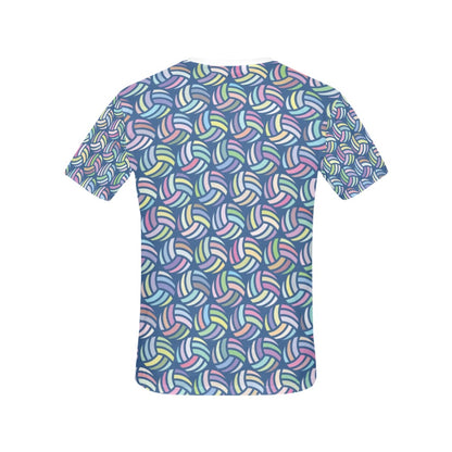 Volleyball Print Design LKS301 Women's  T-shirt