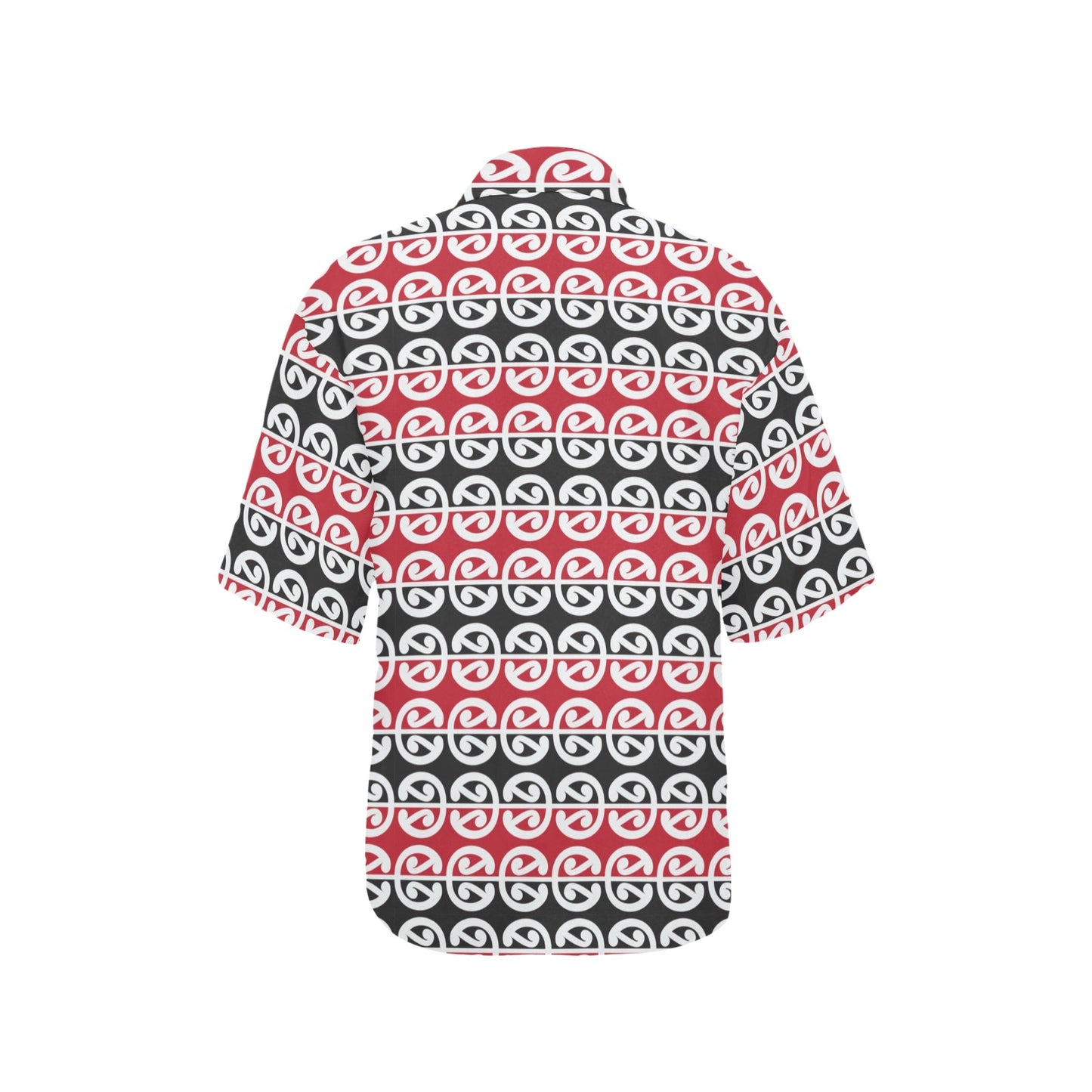 Maori Classic Themed Design Print Women's Hawaiian Shirt