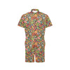 Flower Power Peace Paisley Themed Print Men's Romper