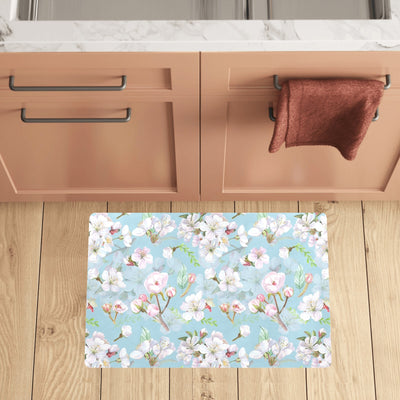 Apple blossom Pattern Print Design AB06 Kitchen Mat