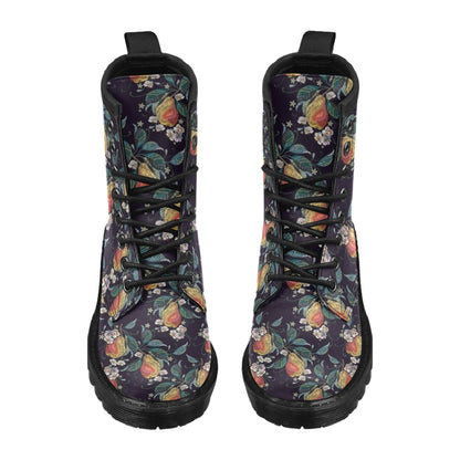 Pear Pattern Print Design PE02 Women's Boots