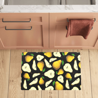 Pear Pattern Print Design PE01 Kitchen Mat