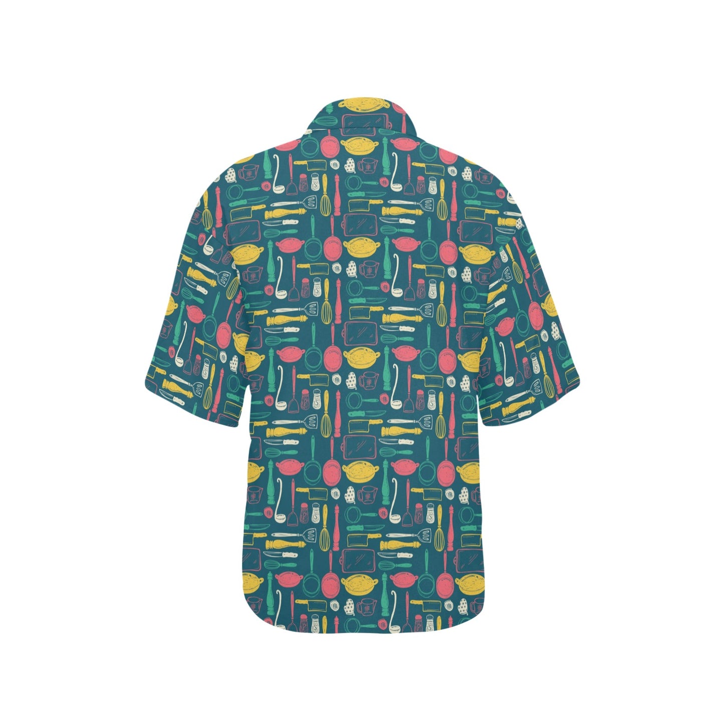 Cooking Kitchen Tools Pattern Print Design 01 Women's Hawaiian Shirt