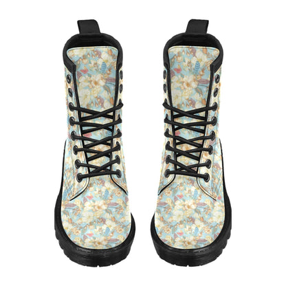 Summer Floral Print Design LKS302 Women's Boots