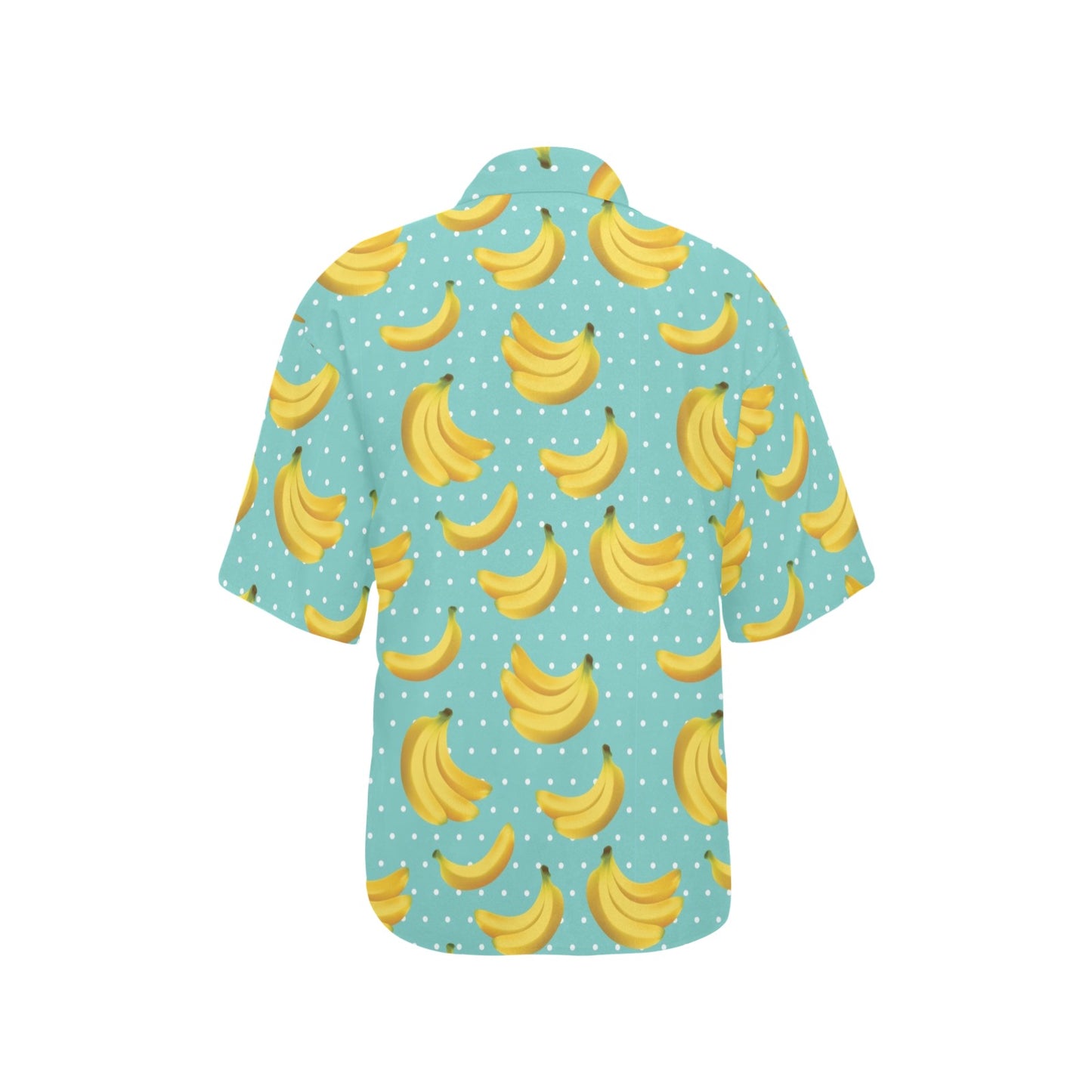 Banana Pattern Print Design BA02 Women's Hawaiian Shirt