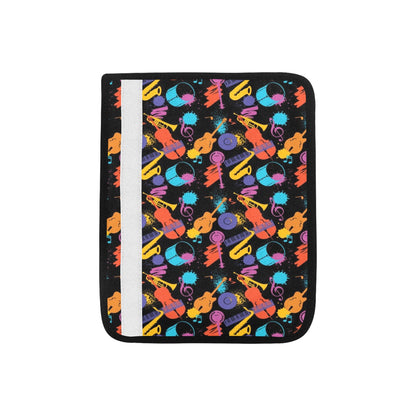 Saxophone Print Design LKS406 Car Seat Belt Cover