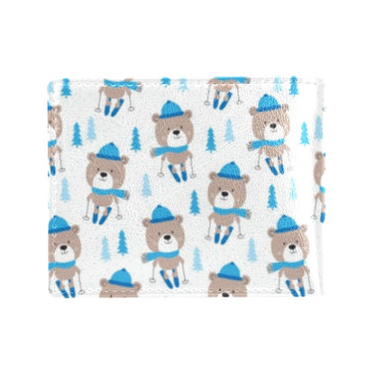 Ski Print Design LKS306 Men's ID Card Wallet