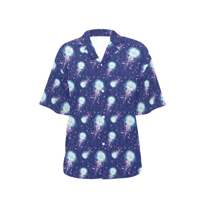 Jellyfish Cute Design Women's Hawaiian Shirt