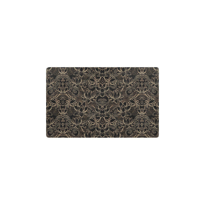 Lotus Gold Mandala Design Themed Kitchen Mat