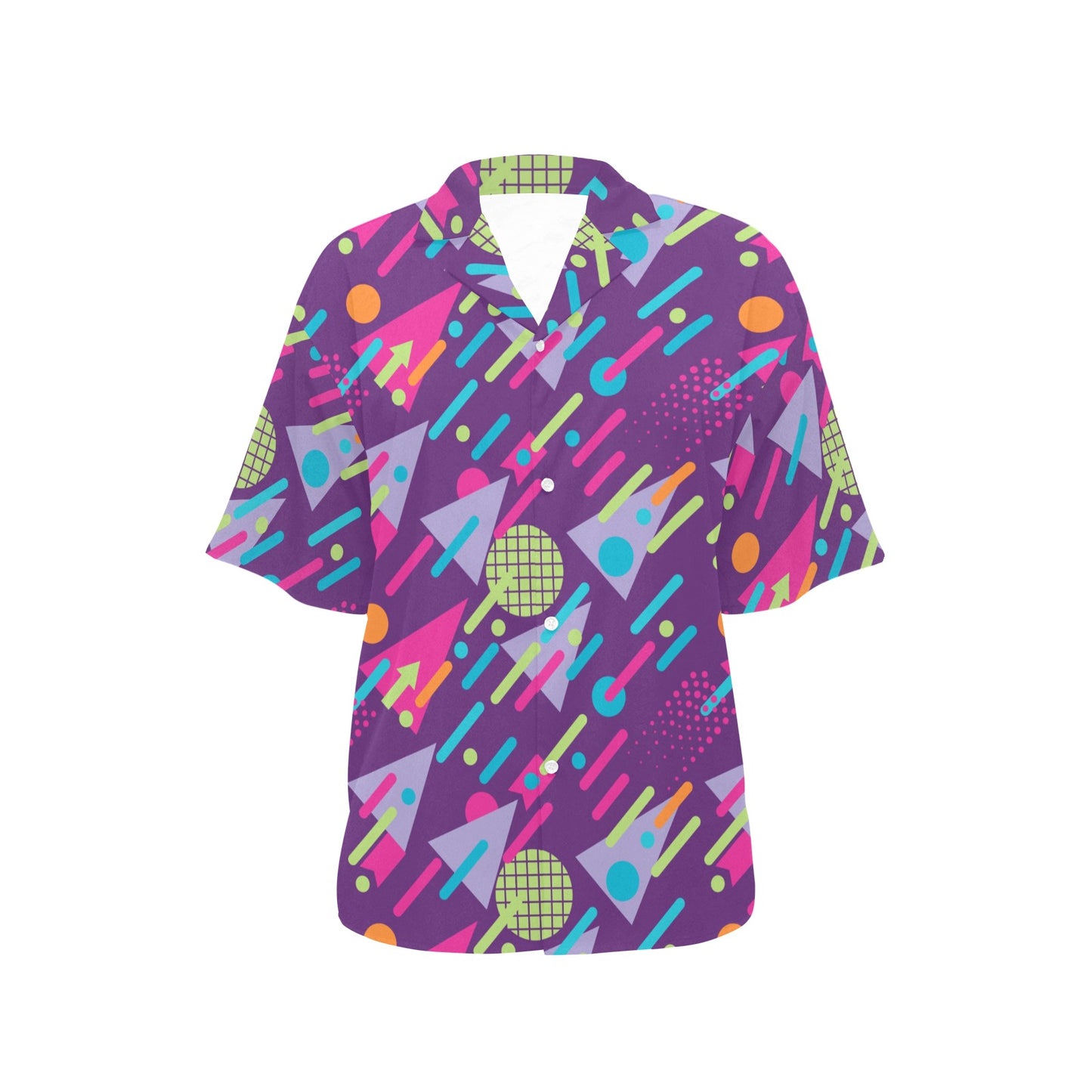 90s Pattern Print Design 4 Women's Hawaiian Shirt