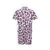 Leopard Pink Skin Print Men's Romper