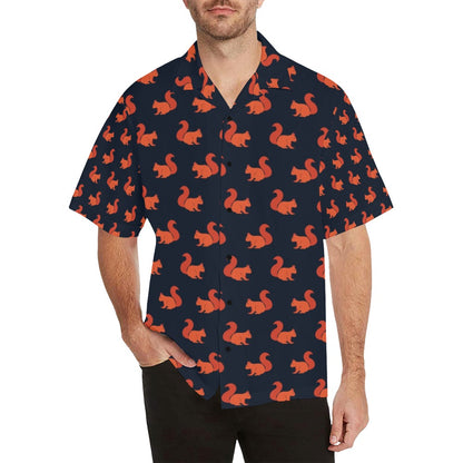 Squirrel Print Design LKS306 Men's Hawaiian Shirt