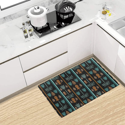Hawaiian Themed Pattern Print Design H023 Kitchen Mat