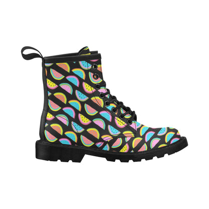 Watermelon Pattern Print Design WM08 Women's Boots