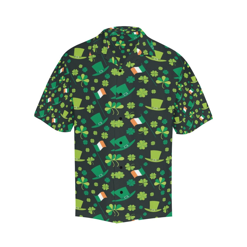 Shamrock Saint Patrick's Day Print Design LKS304 Men's Hawaiian Shirt