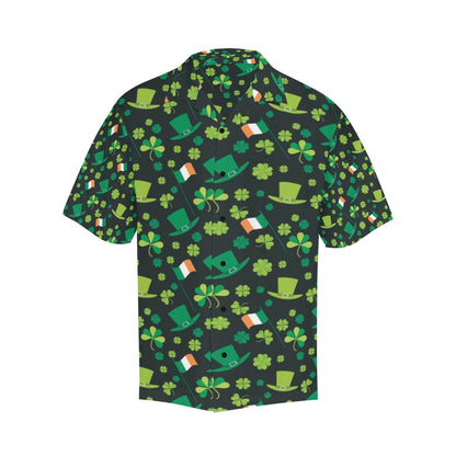 Shamrock Saint Patrick's Day Print Design LKS304 Men's Hawaiian Shirt