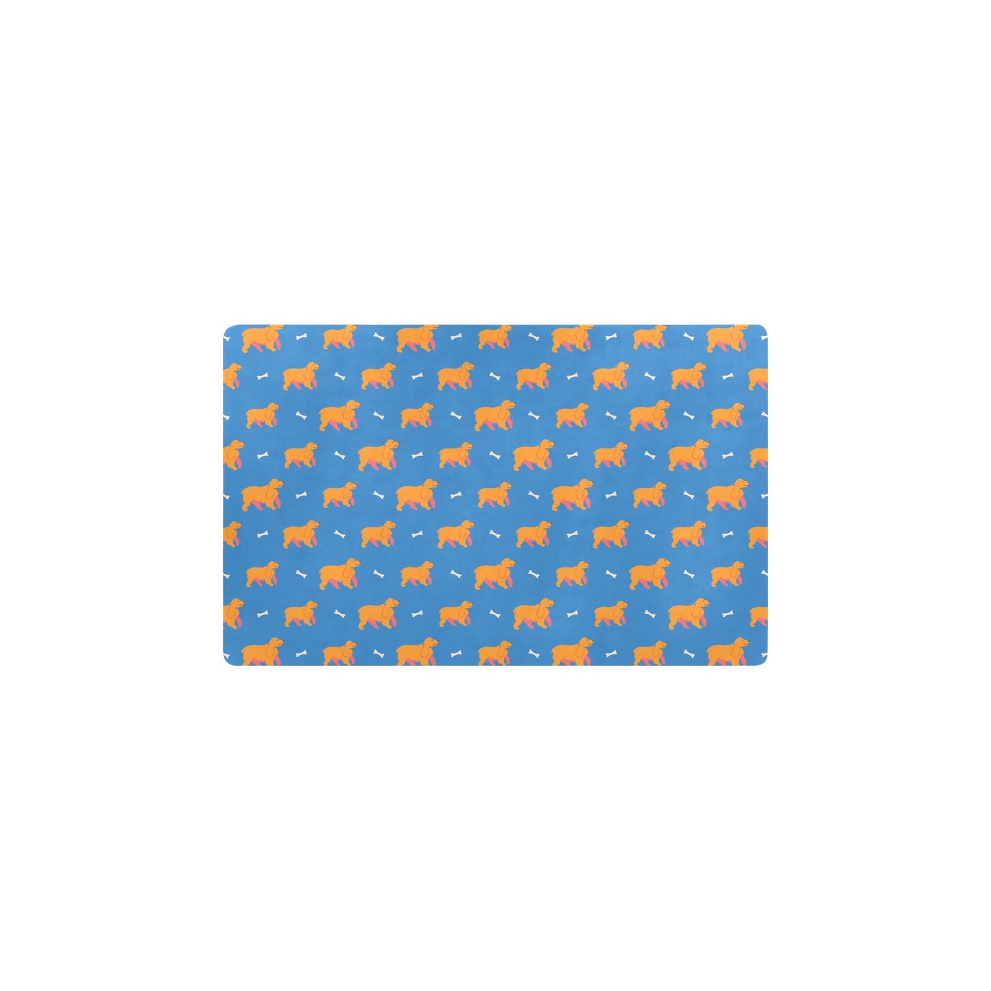 Cocker Pattern Print Design 04 Kitchen Mat