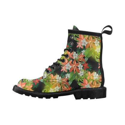 Amaryllis Pattern Print Design AL07 Women's Boots