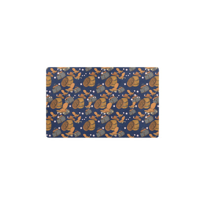 Cowboy Pattern Print Design 03 Kitchen Mat