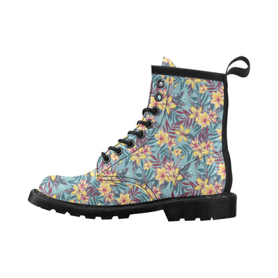 Summer Floral Print Design LKS304 Women's Boots