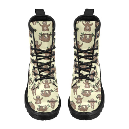 Sloth Print Design LKS3010 Women's Boots